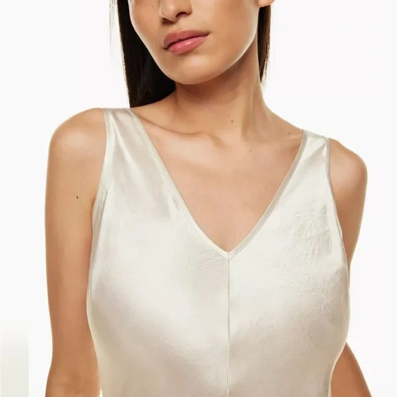 Babaton Casper Dress in Matte Pearl - Picture 3 of 11